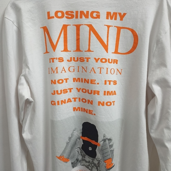 White full sleeves street style graphic t-shirt 👕 - Picture 5 of 5